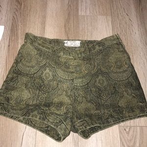 corduroy free people shorts!